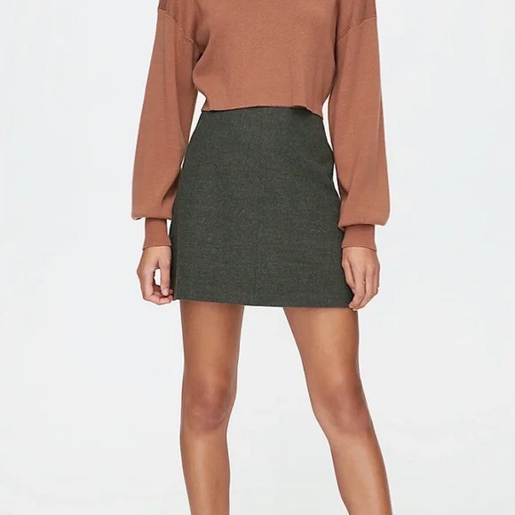 Aritzia❣️Renee skirt /(classic mini skirt) wool - Picture 1 of 10